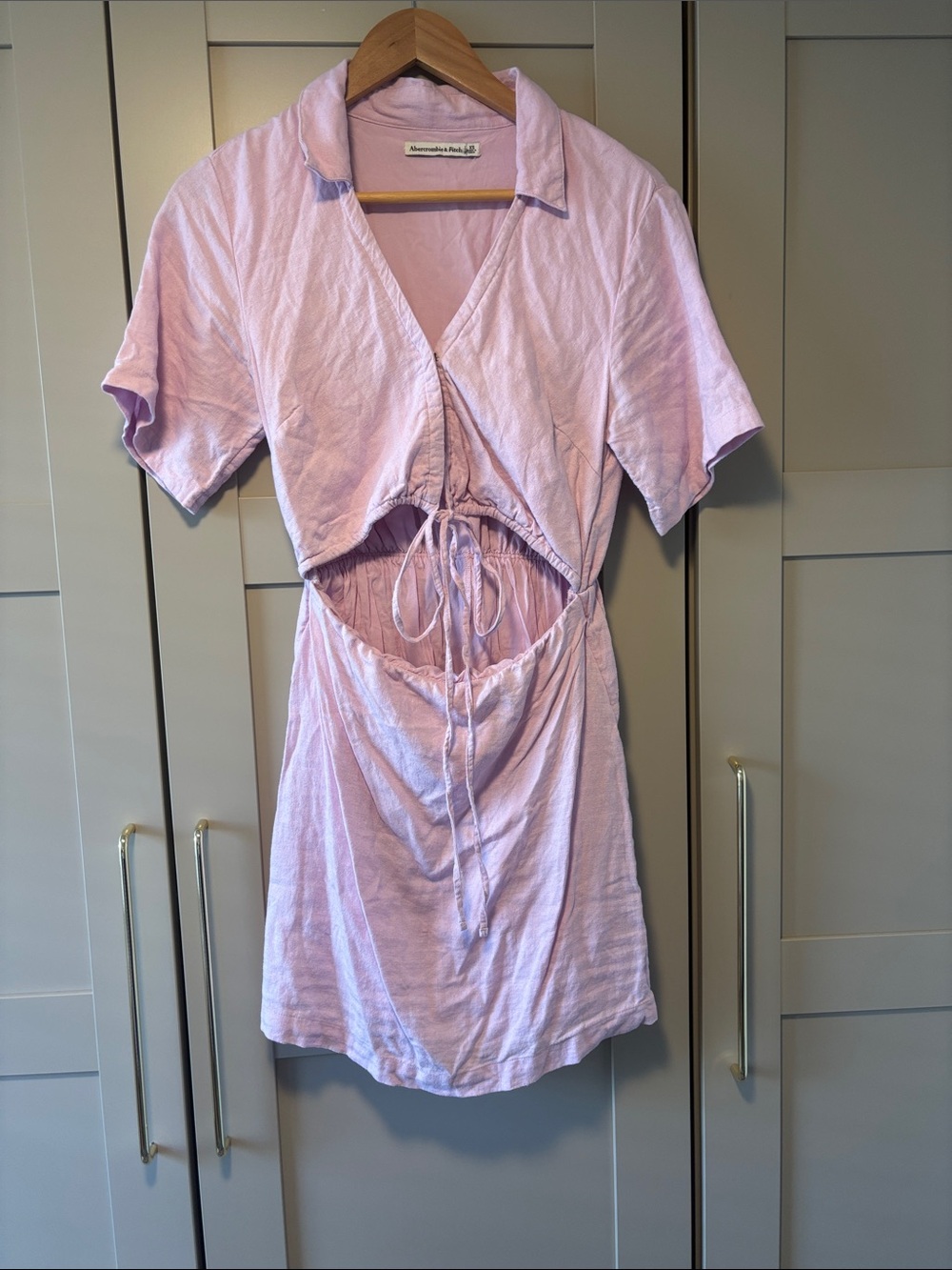 Abercrombie & Fitch Light Lavender/pink Cutout Nightdress